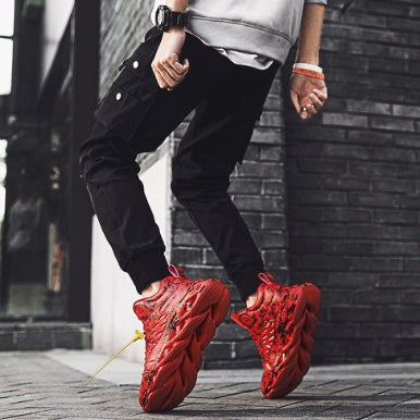 Graffiti print sneakers